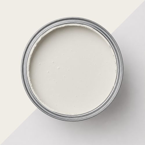 Geöffnete Farbdose mit Farbe "Nordischer Nebel"